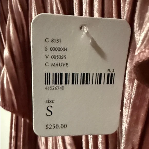 🌸 Free People Off-the-Shoulder Velvet Mini Dress Size S |Mauve | NWT - Picture 5 of 10